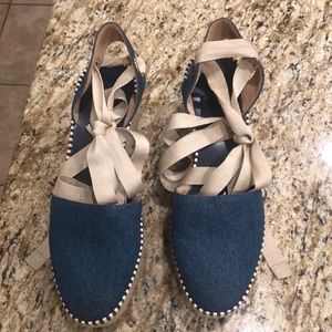 Tory Burch espadrilles Sz 10